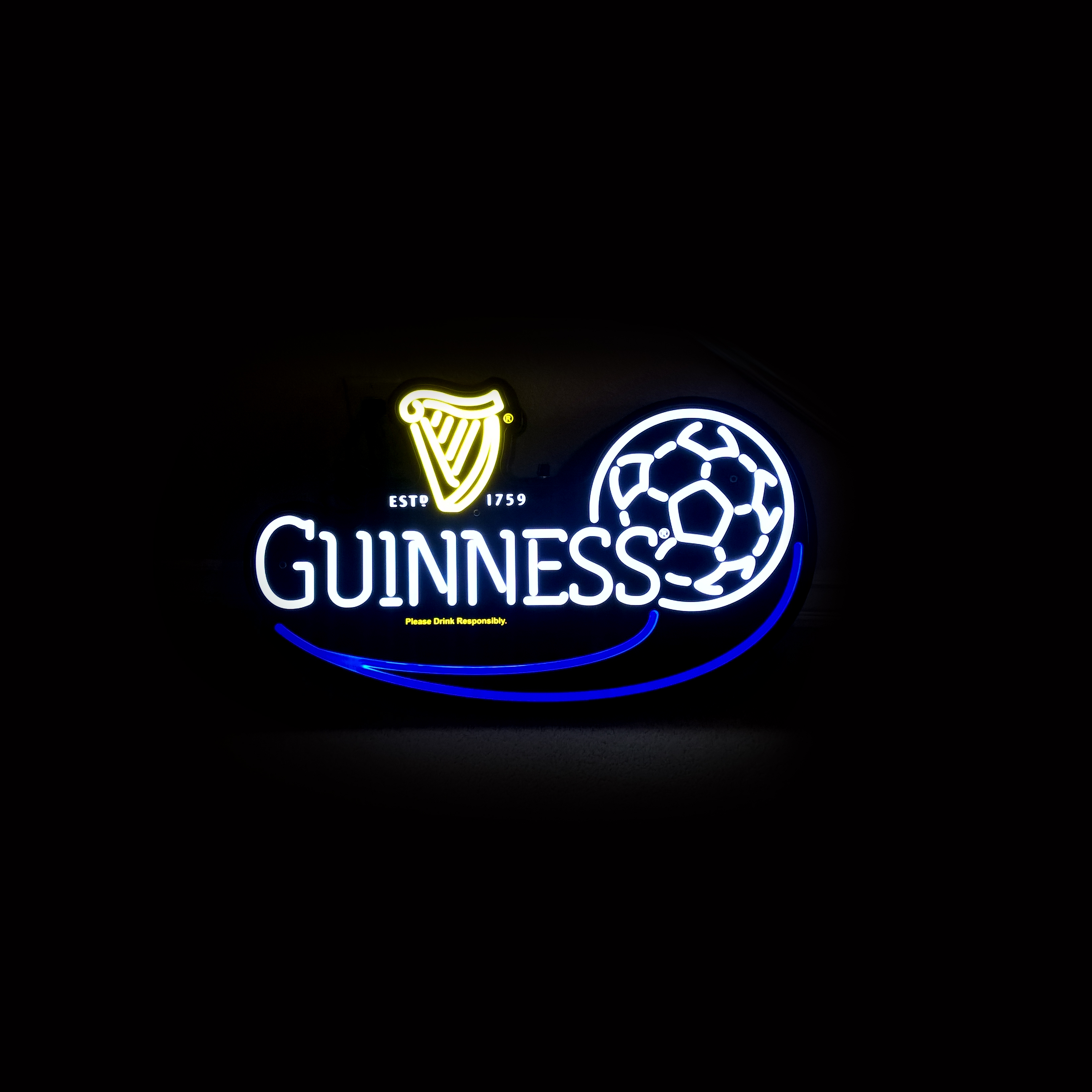 Guinness Soccer LED Sign