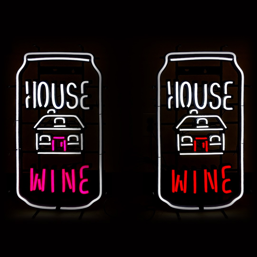 House Wine LED Sign